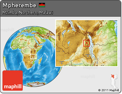 Physical Location Map of Mpherembe
