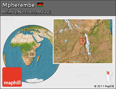 Satellite Location Map of Mpherembe