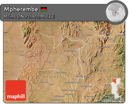 Satellite Map of Mpherembe
