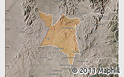 Satellite Map of Mpherembe, semi-desaturated