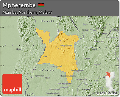Savanna Style Map of Mpherembe