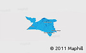 Political Panoramic Map of Mpherembe, cropped outside