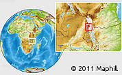 Physical Location Map of Mtwalo II, highlighted parent region, highlighted grandparent region