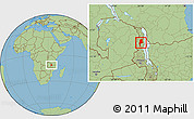 Savanna Style Location Map of Mtwalo II