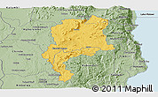Savanna Style Panoramic Map of Mtwalo II