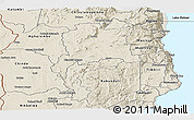 Shaded Relief Panoramic Map of Mtwalo II