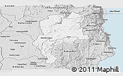 Silver Style Panoramic Map of Mtwalo II