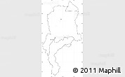 Blank Simple Map of Mtwalo II, cropped outside