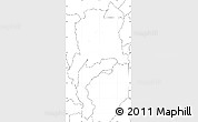 Blank Simple Map of Mtwalo II, no labels