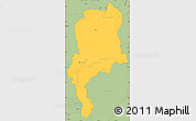 Savanna Style Simple Map of Mtwalo II