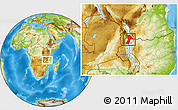 Physical Location Map of Lake Malawi