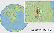 Savanna Style Location Map of Lake Malawi