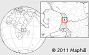 Blank Location Map of Musisya
