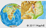 Physical Location Map of Musisya, highlighted parent region, highlighted grandparent region, within the entire country