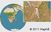 Satellite Location Map of Musisya, highlighted grandparent region
