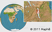 Satellite Location Map of Musisya, highlighted parent region