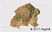 Satellite 3D Map of Chikulamayembe, cropped outside