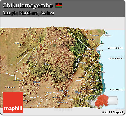 Satellite 3D Map of Chikulamayembe