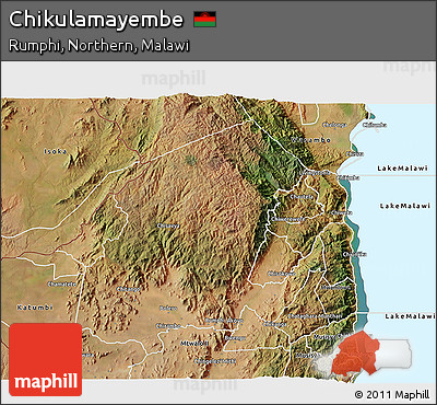 Satellite 3D Map of Chikulamayembe
