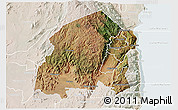 Satellite 3D Map of Chikulamayembe, lighten