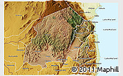 Satellite 3D Map of Chikulamayembe, physical outside