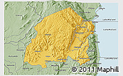 Savanna Style 3D Map of Chikulamayembe