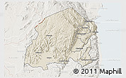Shaded Relief 3D Map of Chikulamayembe, lighten