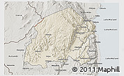 Shaded Relief 3D Map of Chikulamayembe, semi-desaturated