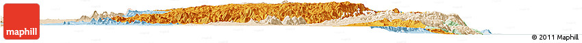 Political Horizon Map of Chikulamayembe, lighten