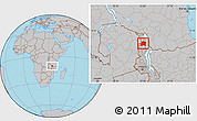 Gray Location Map of Chikulamayembe