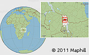 Savanna Style Location Map of Chikulamayembe, highlighted parent region, highlighted grandparent region
