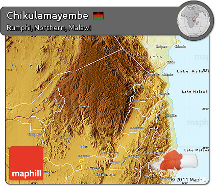 Physical Map of Chikulamayembe