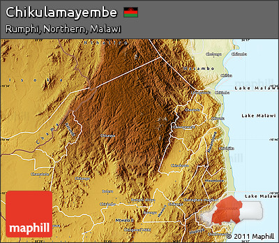Physical Map of Chikulamayembe