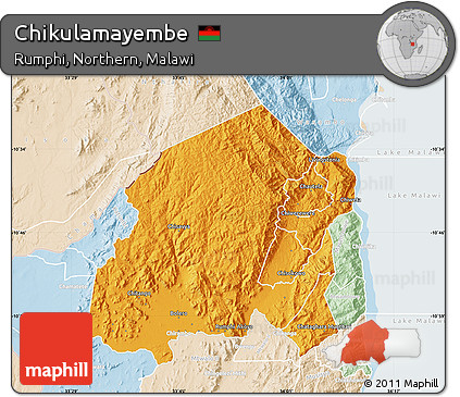 Political Map of Chikulamayembe, lighten