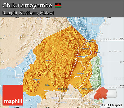 Political Map of Chikulamayembe, lighten