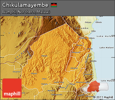 Political Map of Chikulamayembe, physical outside