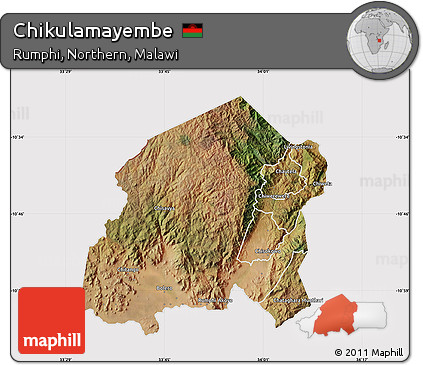 Satellite Map of Chikulamayembe, cropped outside