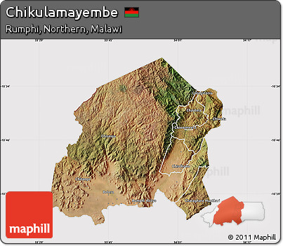 Satellite Map of Chikulamayembe, cropped outside