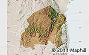 Satellite Map of Chikulamayembe, lighten