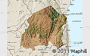 Satellite Map of Chikulamayembe, shaded relief outside