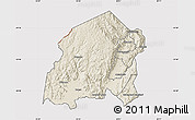 Shaded Relief Map of Chikulamayembe, cropped outside