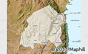 Shaded Relief Map of Chikulamayembe, satellite outside