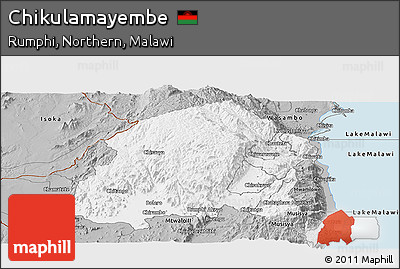 Gray Panoramic Map of Chikulamayembe