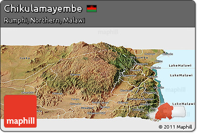 Satellite Panoramic Map of Chikulamayembe