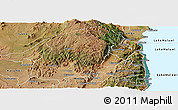Satellite Panoramic Map of Chikulamayembe