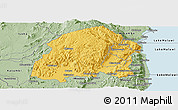 Savanna Style Panoramic Map of Chikulamayembe