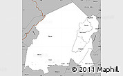 Gray Simple Map of Chikulamayembe