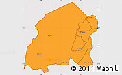 Political Simple Map of Chikulamayembe, cropped outside