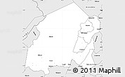 Silver Style Simple Map of Chikulamayembe