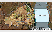 Satellite Map of Rumphi, darken